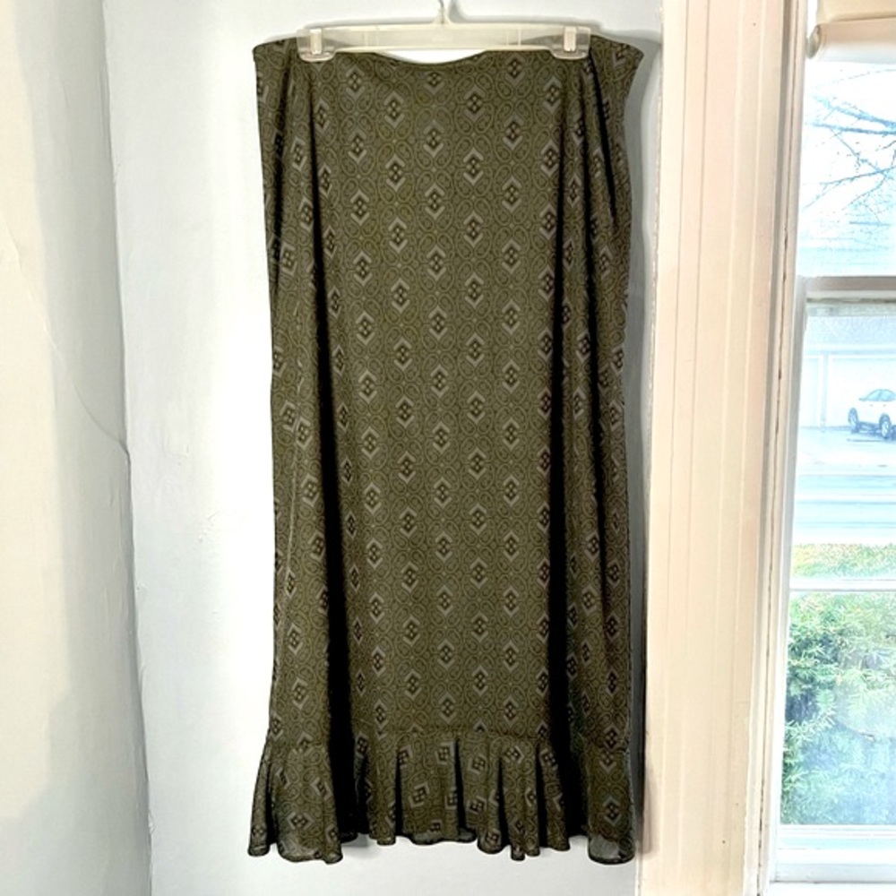 Vintage Y2K green skirt